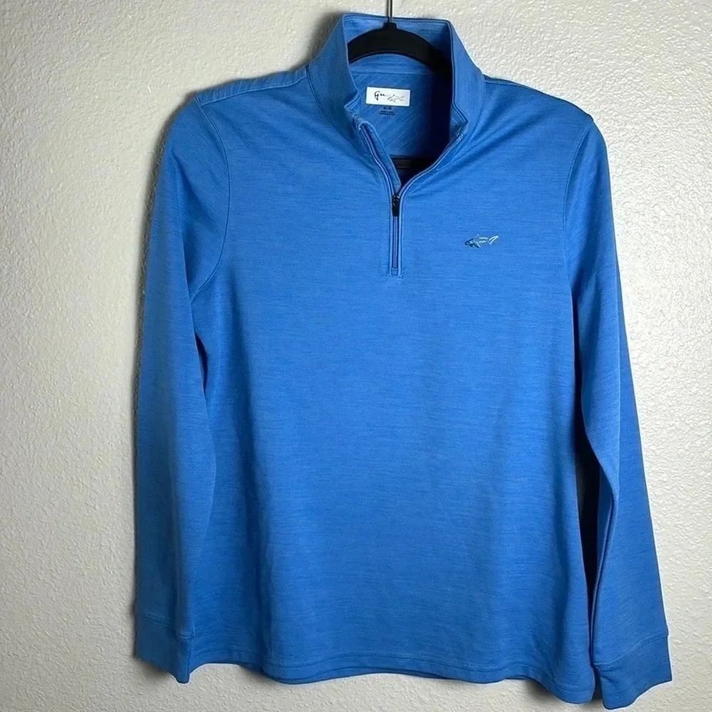Greg Norman Like New Blue Pullover